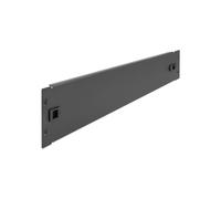 DeLOCK Panneau Plein Rack 19" 2U Métal Noir, Installation sans Outil, Largeur 88.5mm, Profondeur 48.3cm, Hauteur 10mm - Réf: 66579
