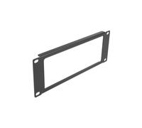 DeLOCK Panneau Réseau 10" 2U Noir Métal avec Ouverture Avant (88.5 x 254 x 10 mm) - Référence 66673 pour Armoire Réseau