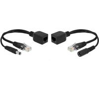 DELOCK Passive PoE Adapter Set RJ45 DC 5.5 x 2.1 mm
