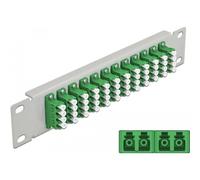 Delock - Patch Panel - LC SM X 48 - Grau - 1U - 25,4 cm (10") (66797)