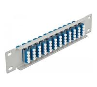 Delock - Patch Panel - SC SM X 48 - Grau - 1U - 25,4 cm (10") (66796)