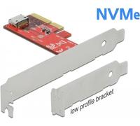 Delock PCI E x4 4.0, 1x OCuLink SFF-8612, NVMe 1.2, Contrôleur mémoire
