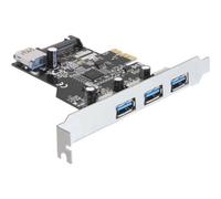 DELOCK PCI Expr Card 3x USB3.0 ext + 1x USB3.0 int +LowProfi