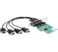 DELOCK PCI Expr Card 4x D-Sub9 ext +LowProfile
