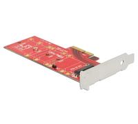 DELOCK PCI Expr Card 4x + NVMe M.2 Key M int + Kühlk. LowPro