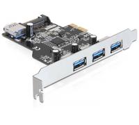 DeLock PCI Express Card > 3 x external + 1 x inter