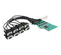 Delock PCI Express Card > 8 x Serial RS-232 - Adaptateur série - PCIe - RS-232 x 8