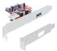 Delock PCI Express Card - Adaptateur USB - PCIe 2.0 - USB, USB 2.0, USB 3.0 - 2 ports
