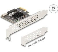 Delock PCI Express x1 Karte zu 1 x intern USB 5 Gbps Typ-E Key A und 1 19 Pin (90344)