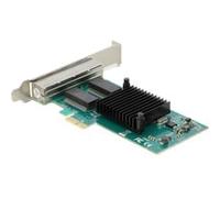 DeLOCK PCI Express x1 vers 4 x RJ45 Gigabit LAN i350, Carte réseau