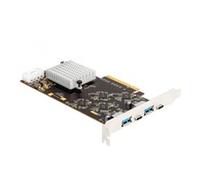 DeLOCK PCI Express x8 - 2x USB-C 3.2 Gen 2x2 + 2x USB-A 3.2 Gen 1, Contrôleur USB