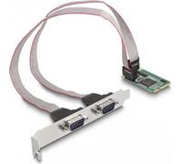DELOCK PCIe Card full size zu 2x Seriell RS-232 D-Sub 9 Pin