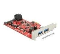 DeLOCK 89389 Carte SATA Interne et Adaptateur d'interface (PCIe, SATA, USB 3.0, 6 Gbit/s, Windows 7 Enterprise, Windows 7 Enterprise x64, Windows 7 Home Basic, Windows 7 Home Basic x64, etc.)