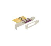 Delock PCIe x1 Parallel 1x incl. low profile Slotblech