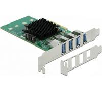 Delock PCIe x4 Karte zu 4 x extern USB 3.0 Typ-A Quad Channel +++