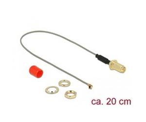 DeLOCK PR-SMA > MHF/U.FL-LP-068 male, Câble d’antenne