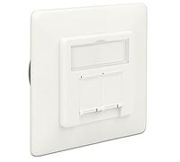 DeLock Prise réseau 2 x RJ45 LSA encastrée Cat.6A