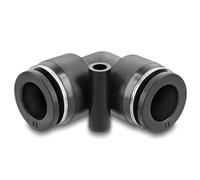 Delock Raccord pneumatique 12 mm avec trou de fixation coudé à 90°