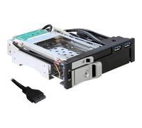 DELOCK 47209 - Cadre amovible 5.25'' pour HDD 2,5''/3,5''