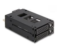 DeLOCK Rack mince et amovible de baie pour 2 x SSD 2.5? U.2 NVMe SSD