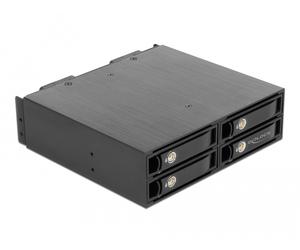 DeLOCK Rack mobile 5.25? pour 4 x SSD 2.5? U.2 NVMe avec plateaux verrouillables