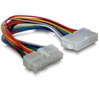 Delock - Rallonge de câble d'alimentation - ATX 20 broches (M) pour ATX 20 broches (F) - 20 cm