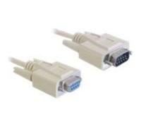 Delock - Rallonge de câble série - DB-9 (M) pour DB-9 (F) - 10 m - beige - Chine Beige G