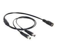 Delock - Répartiteur d'alimentation - DC jack de 5,5 x 2,1 mm (M) pour DC jack de 5,5 x 2,1 mm (F) - 50 cm G