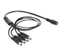 Delock - Répartiteur d'alimentation - DC jack de 5,5 x 2,1 mm (M) pour DC jack de 5,5 x 2,1 mm (F) - 50 cm