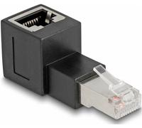 Delock réseau informatique Adaptateur CAT 6a [1x RJ45 mâle - 1x RJ45 femelle] noir