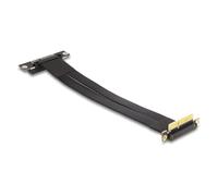 DeLOCK Riser Card PCI Express x4 mâle 90° Angled to x4 Slot Angle 90° avec câble 30 cm