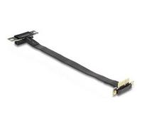 DeLock Riser Card PCIe x1 port courbé à 90° et slot courbé à 90° avec câble 30 cm G