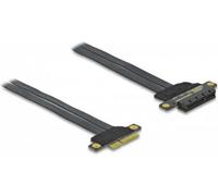 DELOCK Riser Karte PCI Expr.x4 zu x4 mit flexiblem Kab. 30cm