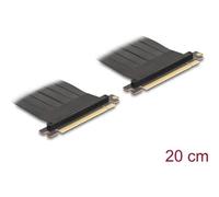 Delock Riser Karte PCI Express 3.0 x16 Stecker zu mit Kabel 20 cm (81500)