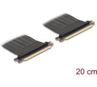 Delock Riser Karte PCI Express 3.0 x16 Stecker zu mit Kabel 20 cm (81500)