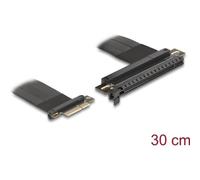 Delock Riser Karte PCI Express 3.0 x4 Stecker zu x16 Slot mit Kabel 30 cm (81498)