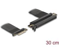 Delock Riser Karte PCI Express 3.0 x4 Stecker zu x16 Slot mit Kabel 30 cm (81498)