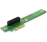 DELOCK Riser Karte PCI Express x4 > x4 90° links gewinkelt