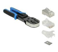 DeLOCK RJ45 Crimp+Cut Toolkit Pince à sertir bleu-noir G