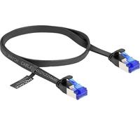DELOCK RJ45 Flachband Patchkabel Stecker zu Stecker Cat.6A