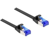 DELOCK RJ45 Flachband Patchkabel Stecker zu Stecker Cat.6A