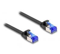 DELOCK RJ45 Flachband Patchkabel Stecker zu Stecker Cat.6A