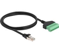 DELOCK RJ45 Kabel Cat.6 Stecker zu Terminalblock Adapter