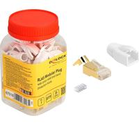 DELOCK RJ45 Modularer Stecker für Cat.7 Rundkabel 25er Set