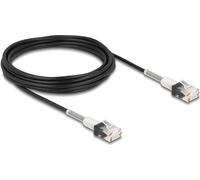 DELOCK RJ45 Netzwerkkabel doppelter Knickschutz 5m