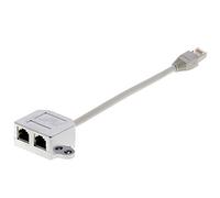 DeLOCK RJ45 Port Doppler à x RJ45 Prise mâle à - à x RJ45 Buchsen (1 à Ethernet, à x ISDN à RNIS), 65441"