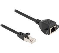 DELOCK RJ50 Rallonge mâle à femelle S/FTP 0,25m