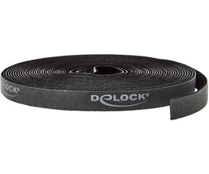 DeLock Rouleau de bande scratch - 10 m x 15 mm - Noir