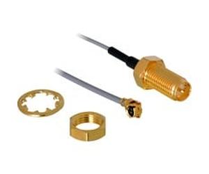 DeLOCK RP-SMA > MHF/U.FL-LP-068, Adaptateur