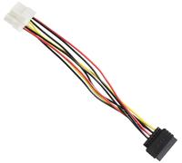 DeLOCK SATA 15broches > 2x 4broches Molex Femelle 20cm - Câble (Mâle/femelle, Mu